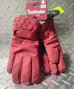 Red mirafil insulated gloves Large