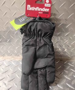 Black mirafil insulated gloves Medium