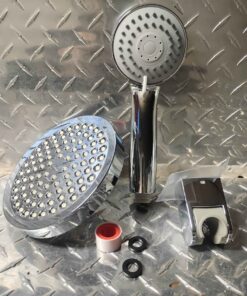 Assorted shower heads e t c