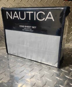 Nautica 100% cotton sheet set king size