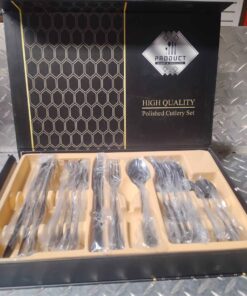 Stainless cutlery set ....some missing