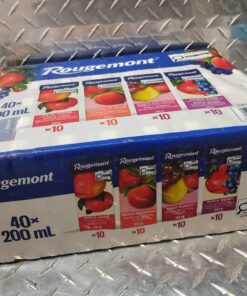 Box of assorted juice boxes 40 x 200 ml