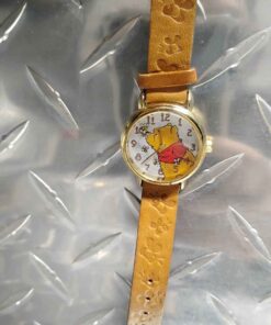 Winnie the Pooh watch with genuine leather band