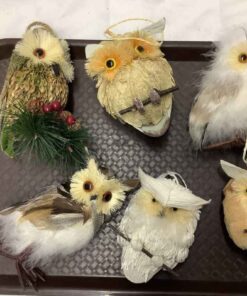 Vintage Owl Ornaments