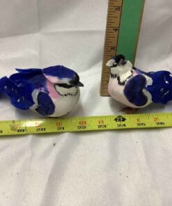 Vintage Blue Jay Ornaments (2)