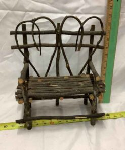 Teddy Bear Twig Bench