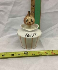 Vintage Condiment Jar with Spoon - Relish