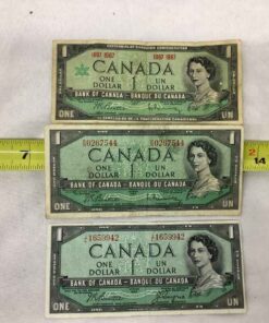 Canada $1 Bills (3)