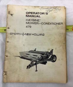 New Holland Haybine Mower-Conditioner Operators Manual