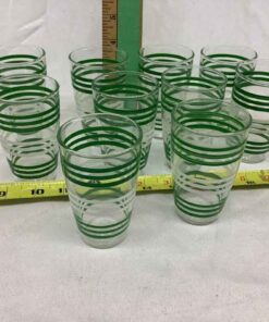Set of 10 Retro Juice Glasses