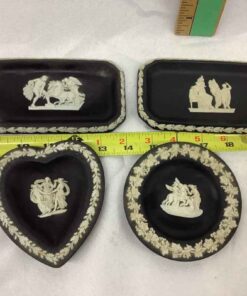 Black Wedgwood Trinket Dishes