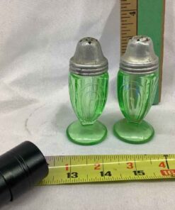 Depression “Uranium” Glass salt and pepper