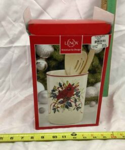 Lennox Cardinal Utensil Crock