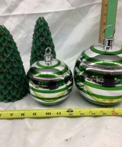 Christmas Candles and Covered Balls