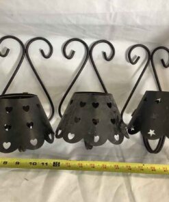 Set of 3 Wall Mount Tealight Candle Holders