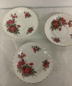 Royal Albert Centennial Rose Saucers