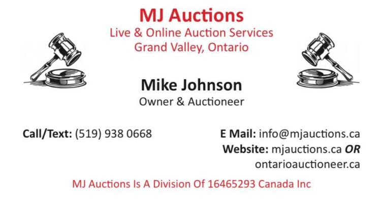 MJ Auctions : Spring Multi Consignor Auction 