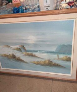 C. Redon Signed Original Seascape on canvas