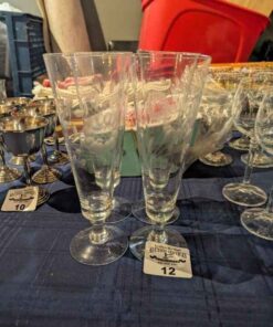 Cornflower Patterned Pilsner Glasses