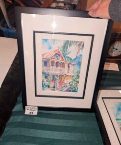 Framed and Signed St-Lucia artwork