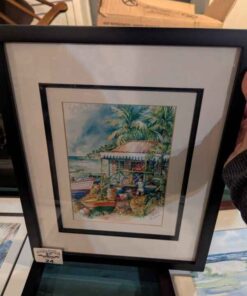 Signed G. Gobinet St-Lucia Artwork