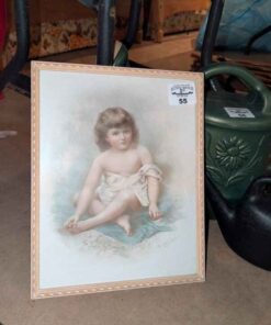 "The little Piggy stayed at home" print