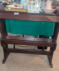 Dark Wood Quilt/towel rack