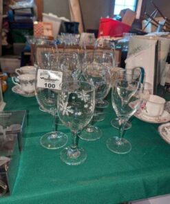 Assorted stemware