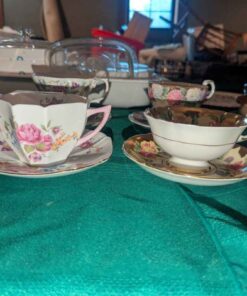 Shelley, Parragon & Royal Albert Teacups and Saucers