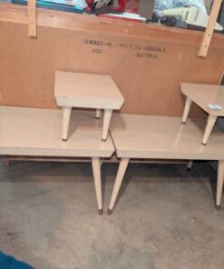 Two Tiered retro side tables