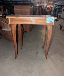 Italian inlaid wood music box stand