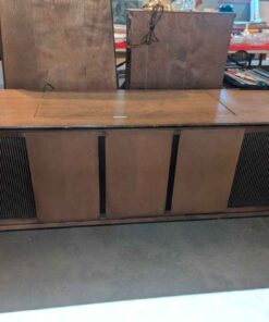 Mid Cent Modern Stereo cabinet & JVC Stereo Component