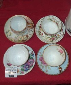 Royal Vale; Foley; Royal Albert & ADK France Teacups and saucers