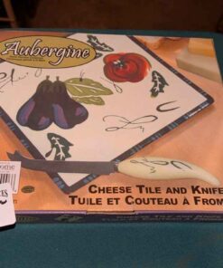 Cheese Tile and knife