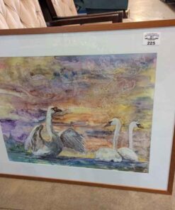 Betty J Matthews Swan print