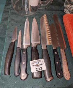 J.A Henckels & assorted knives