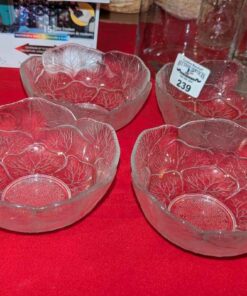 Clear Glass Salad bowls