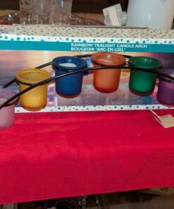 Rainbow Tealight Candle arch