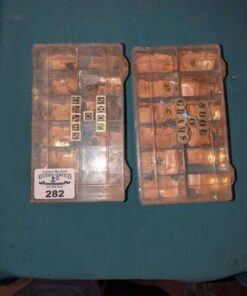 Gold/black alphabet stickers