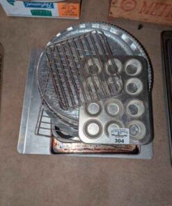 Serving Platters, Muffin tin, cooling racks, etc