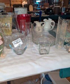 Vases, candle holders, hurricane shades, etc