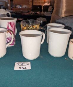 Royal Albert and assorted mugs