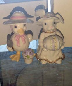 Lennox Duck and Rabbit Limited edition figurine