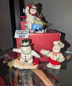 Lennox Annual Snowmen ornaments