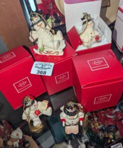 Lennox Annual Snowmen Ornaments 2014-2017