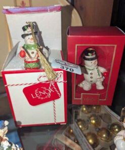 Lennox Annual Snowmen ornaments 2019 & 2021