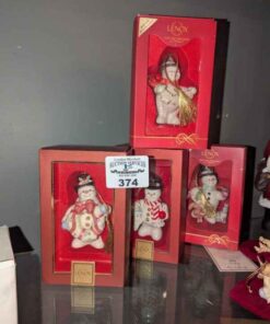 Lennox Snowmen Annual Ornaments 2008-2010