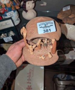 Coconut shell nativity