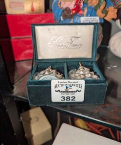 Godinger Silver Art co Christmas tree Salt & Pepper shakers