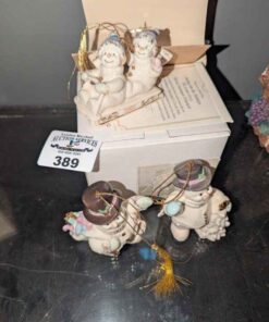 Lennox Annual Snowmen ornaments 2001-2003